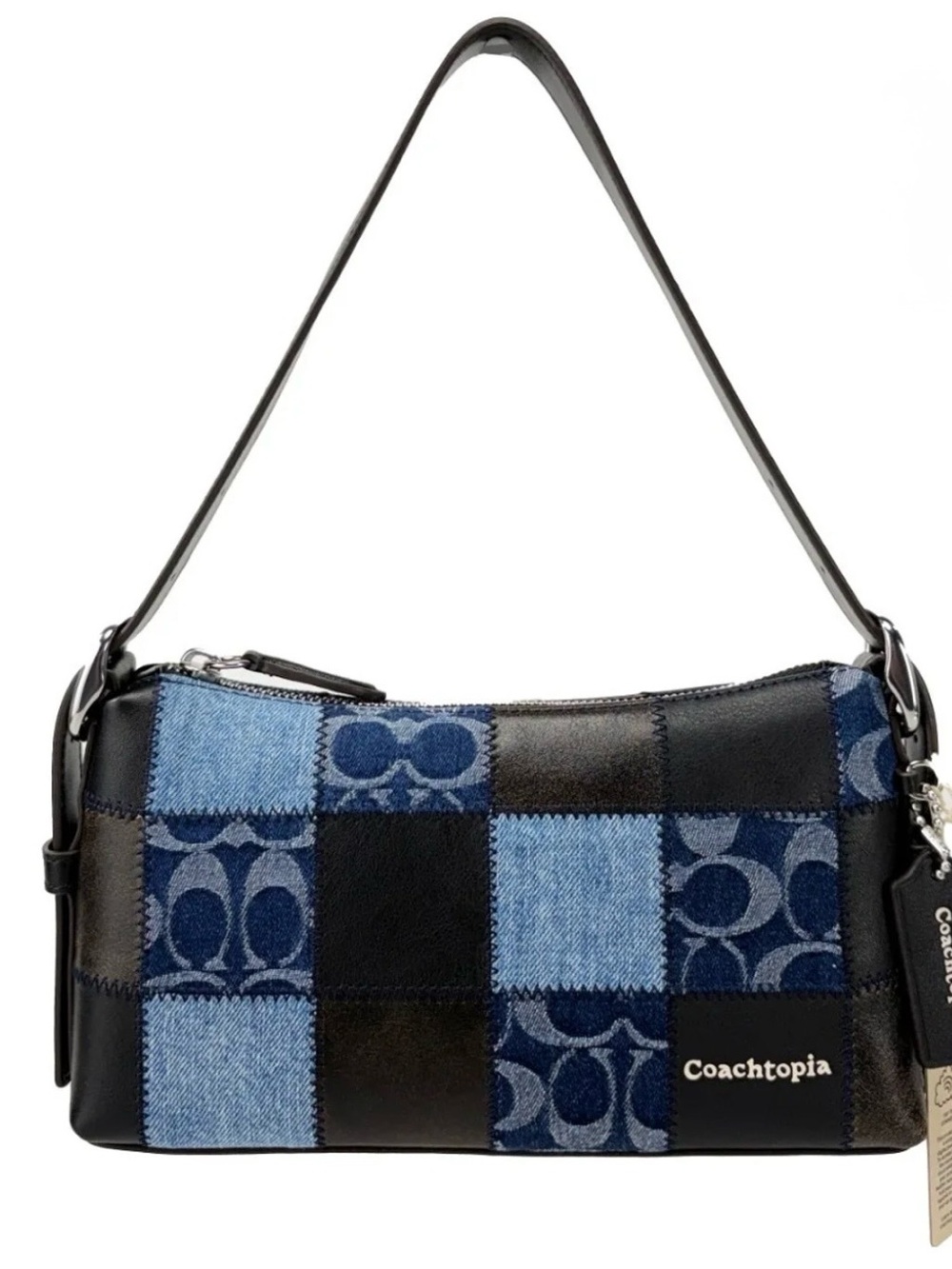 BNWT!! Coachtopia Alter Ego Denim Patchwork